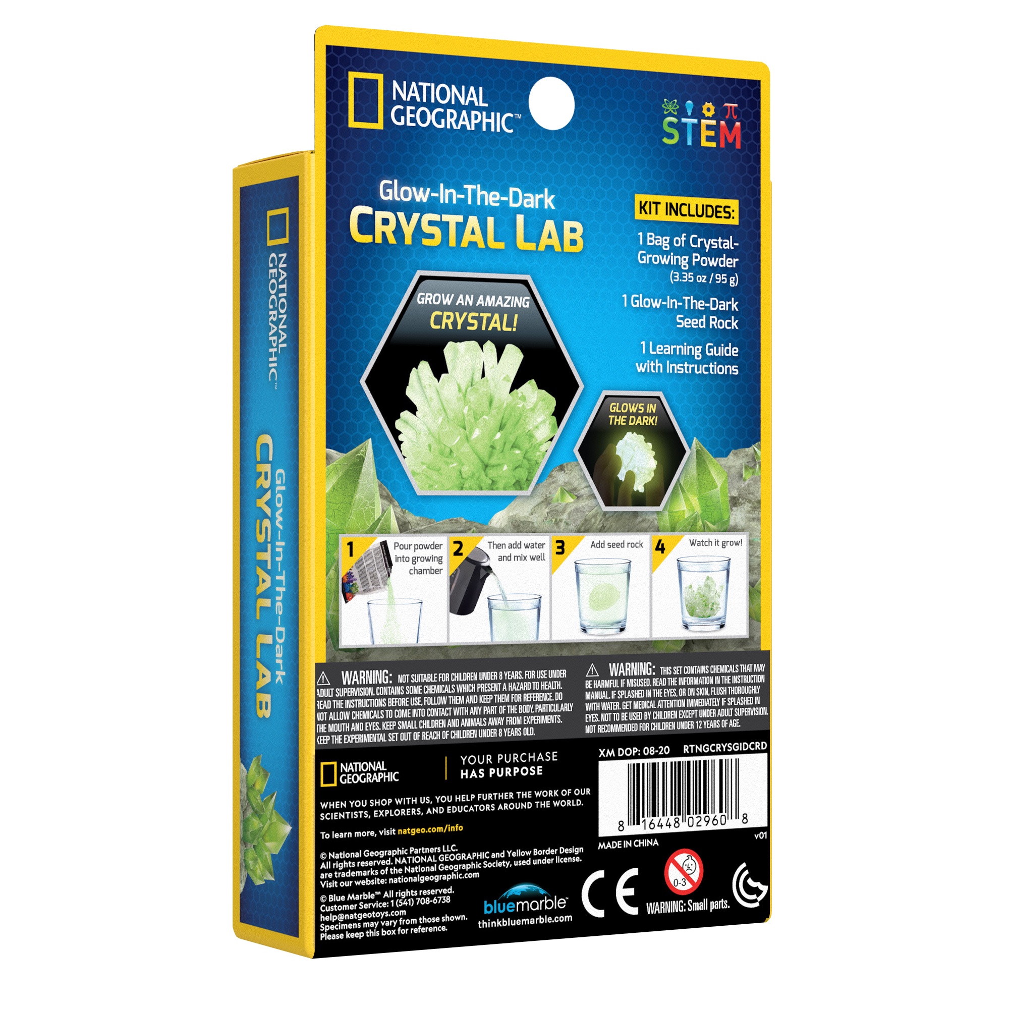 National Geographic Impulse Crystal Grow Glow in the Dark